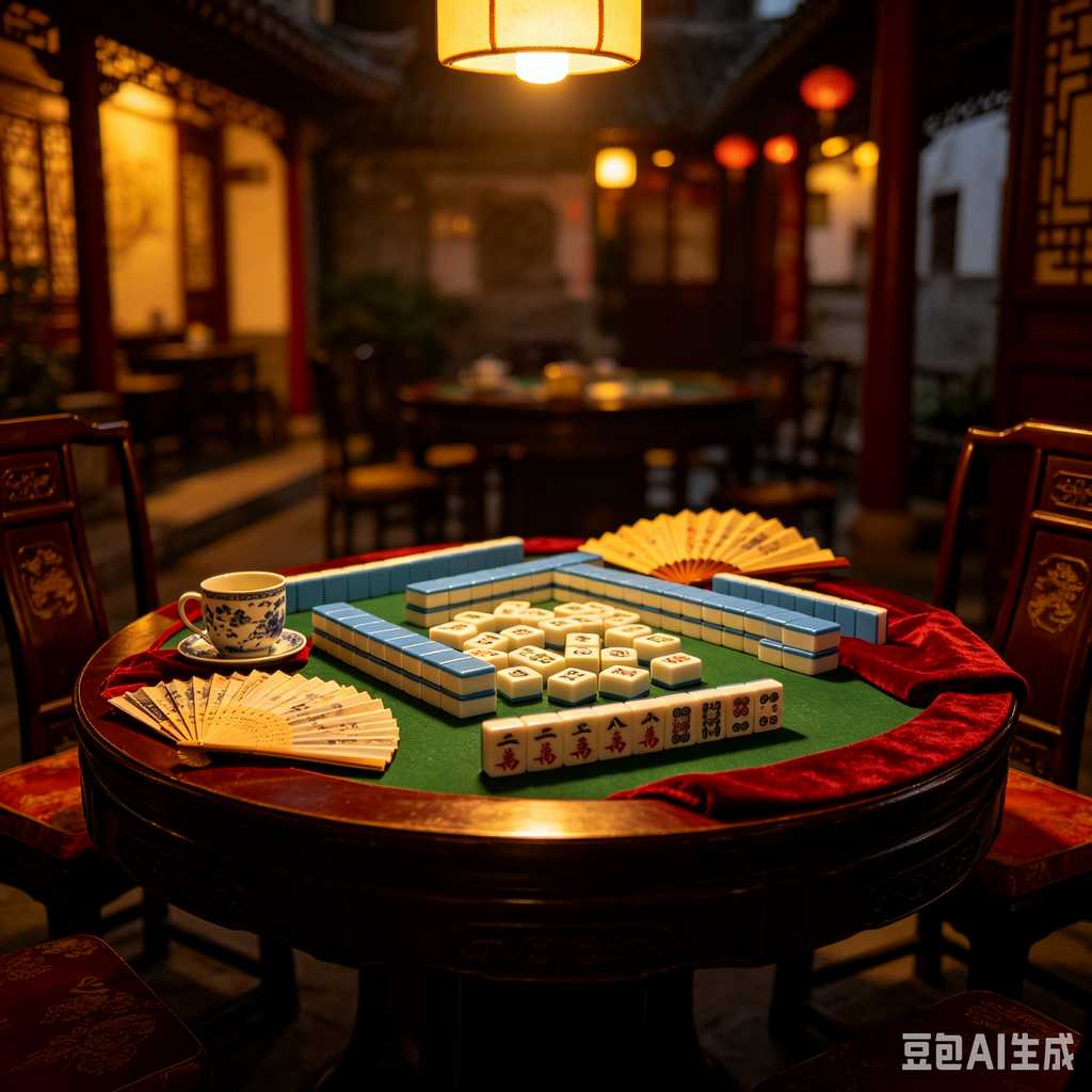 embossed mahjong set design